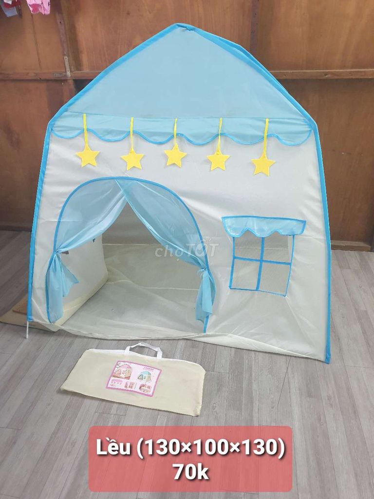 Lều trẻ em Xanh dương 130x100x130 cm. Mua bán Mẹ và bé tại Quận Gò Vấp Tp Hồ Chí Minh được đăng bởi Thu Thảo hình 1