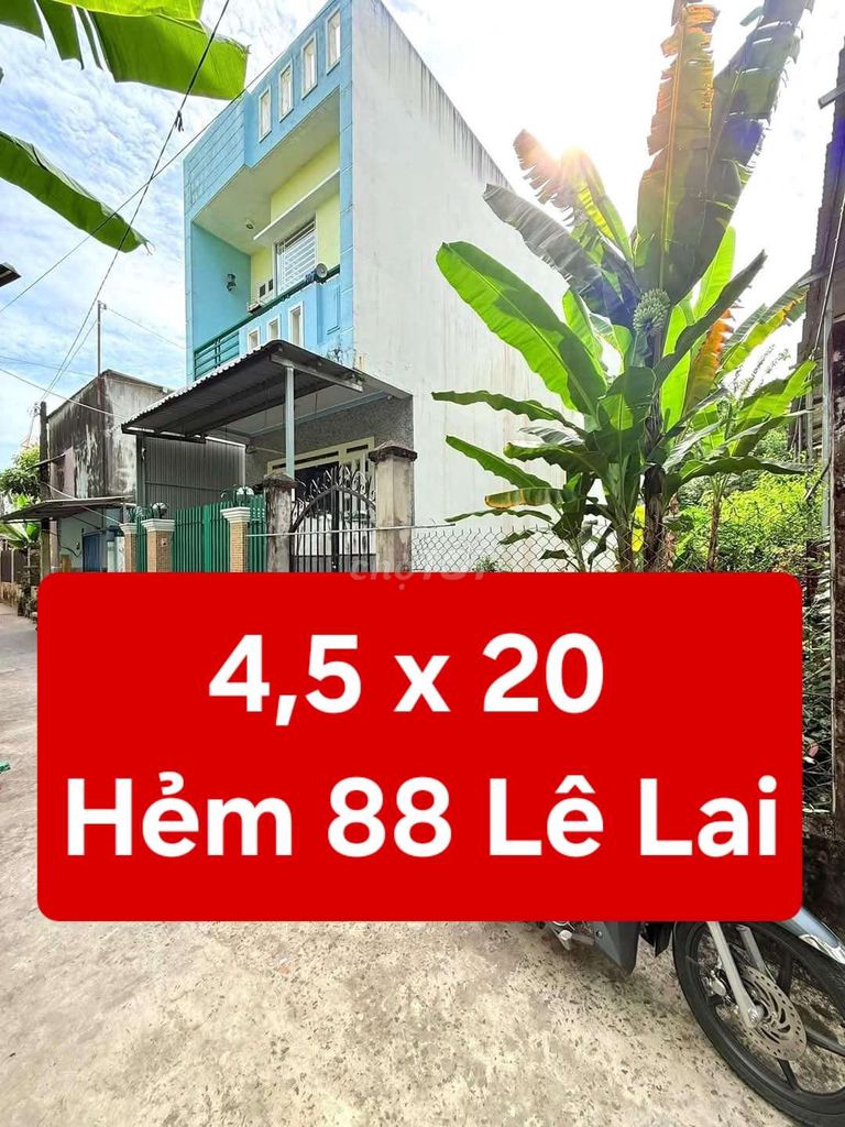 NỀN THỔ CƯ RỘNG - HẺM 88 LÊ LAI - NGAY TRUNG TÂM TP