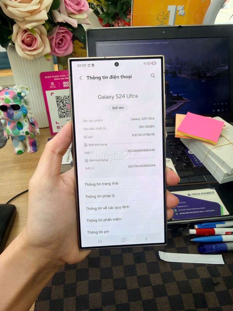 S24 Ultra 512GB zin áp,có ship cod. Mua bán Điện thoại tại Quận 12 Tp Hồ Chí Minh được đăng bởi Minh phương hình 1