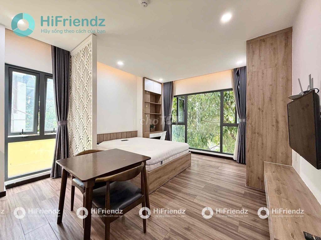 Căn Hộ Full Nội Thất - Cửa Sổ, Ban Công View Thoáng - Gần Sala