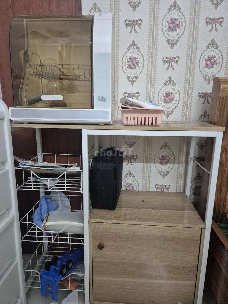 Kệ đa năng Gỗ, Kim loại Nâu, Trắng 99%. Mua bán Tủ, kệ gia đình tại Thành phố Qui Nhơn Bình Định được đăng bởi Nabori hình 1