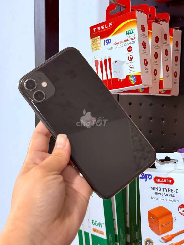 iPhone 11 64GB Đen Đã qua sử dụng. Mua bán Điện thoại tại Thành phố Sóc Trăng Sóc Trăng được đăng bởi điện thoại giá sỉ 501lê Hồng Phong  hình 1