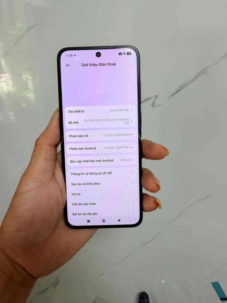 Xiaomi Mix Flip 12GB 512GB Đen Qte nguyên zin. Mua bán Điện thoại tại Quận 6 Tp Hồ Chí Minh được đăng bởi Laptop Phương Nghi hình 1