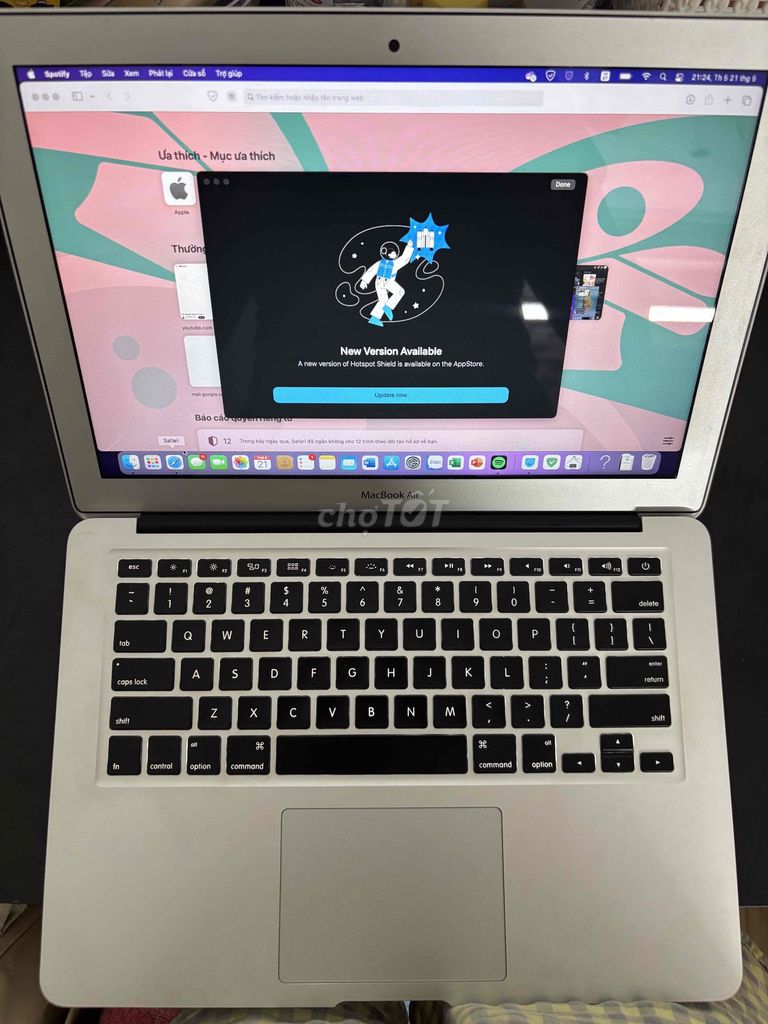 Apple MacBook Air i5 13 inch 8GB SSD Bạc. Mua bán Laptop tại Quận Hai Bà Trưng Hà Nội được đăng bởi Hoàng Thị Mai Hương hình 1