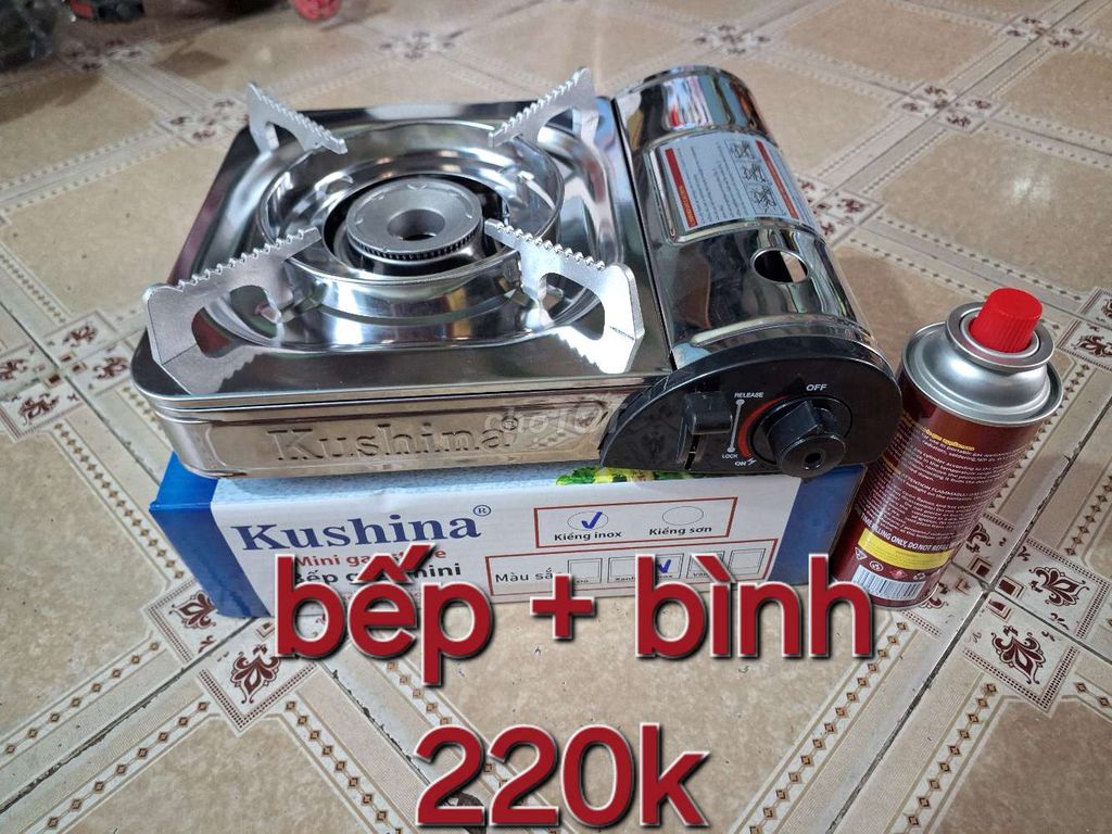 Bếp gas mini sử dụng lon gas nhỏ