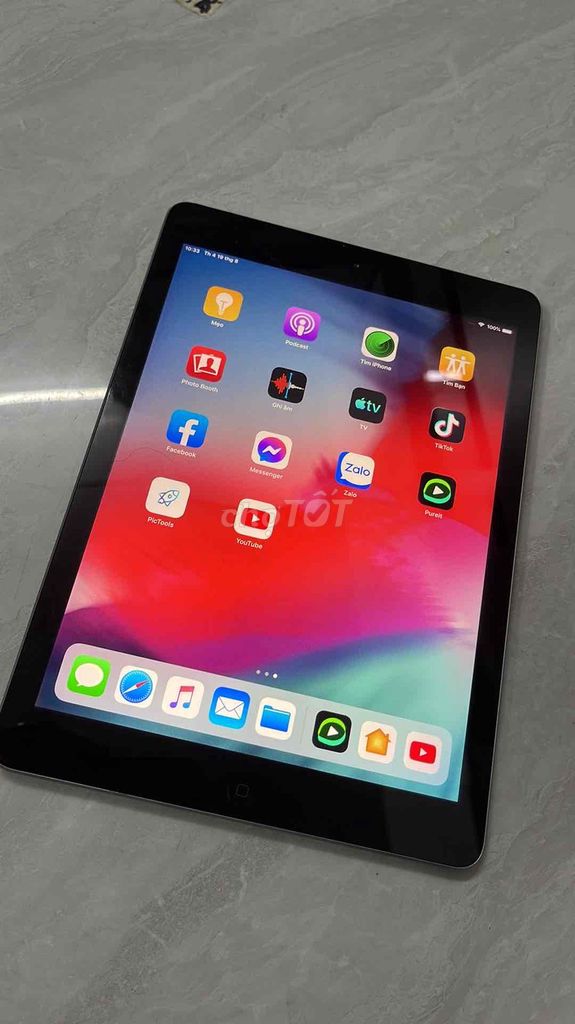 iPad Air 1 64GB có 4G icloud sạch reset Ok Ko bớt. Mua bán Máy tính bảng tại Quận 8 Tp Hồ Chí Minh được đăng bởi Thanh Tâm Mobile hình 1