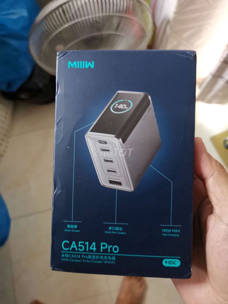Bộ sạc Miiiw CA514 PRO 140W New!. Mua bán Phụ kiện (Màn hình, Chuột...) tại Quận 1 Tp Hồ Chí Minh được đăng bởi Le Phuong hình 1