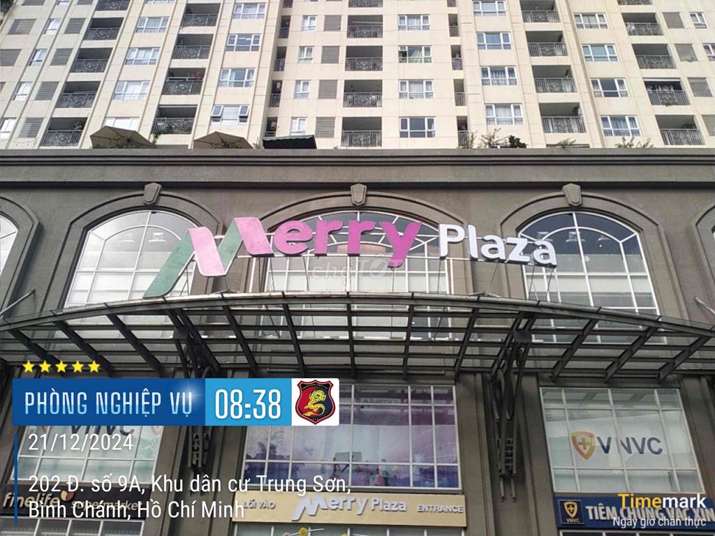 Tuyển bảo vệ Trung tâm thương mại Merry Plaza