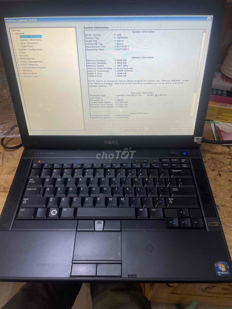 laptop dell e6410 i7 m670 ram 4g hdd 500g