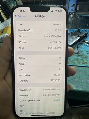 iphone 13pro max,512gb còn mới 98%. Mua bán Điện thoại tại Huyện Hàm Tân Bình Thuận được đăng bởi le huu minh
