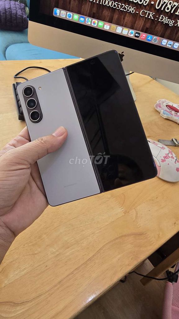 Samsung Z Fold 5 12GB/512GB Xám. Mua bán Điện thoại tại Quận Ninh Kiều Cần Thơ được đăng bởi hiển mobile hình 1