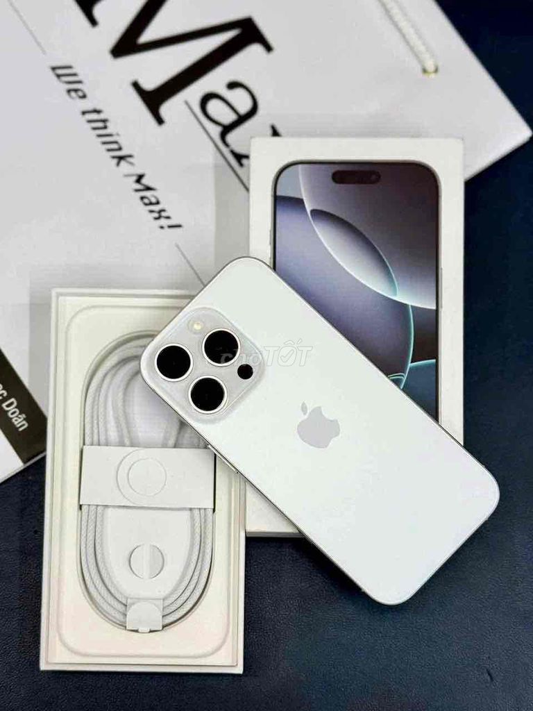 iPhone 16 Pro 512GB Trắng VN/A pin 100% fullbox. Mua bán Điện thoại tại Quận Đống Đa Hà Nội được đăng bởi Lâm Bảo Tuyên hình 1