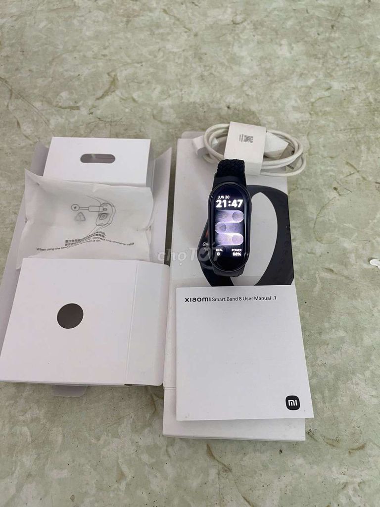 Xiaomi Band 8 Đen Như mới. Mua bán Thiết bị đeo thông minh tại Thành phố Bắc Ninh Bắc Ninh được đăng bởi Nguyễn Tuấn Kiệt hình 1
