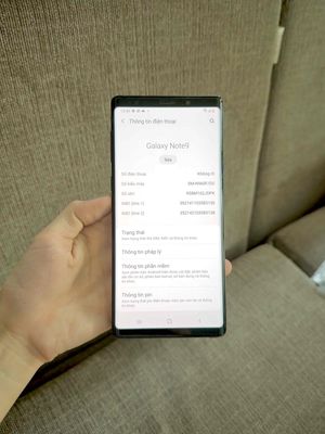 Samsung Note 9 Đen 6-128GB Máy Vn. Mua bán Điện thoại tại Thành phố Thủ Dầu Một Bình Dương được đăng bởi Tuấn Nga