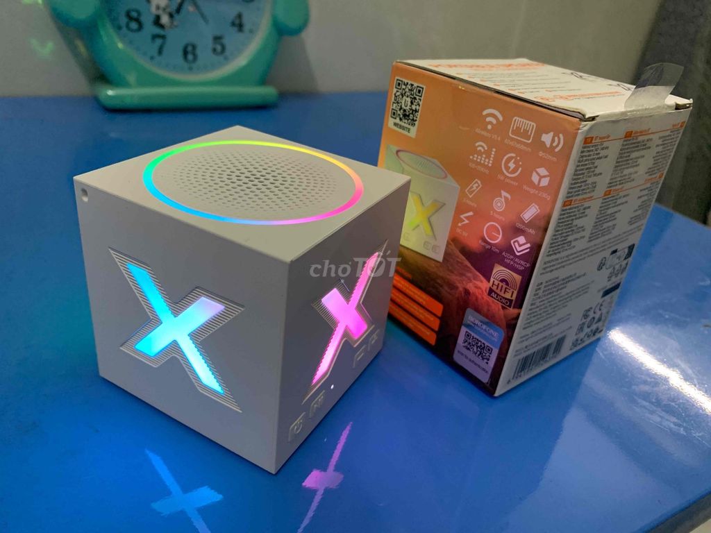 Loa Bluetooth BOROFONE BR19 Trắng HIFI Đèn LED RGB. Mua bán Tivi, Âm thanh tại Quận Bình Thạnh Tp Hồ Chí Minh được đăng bởi Khiêm hình 1