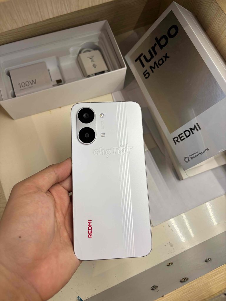 Xiaomi Redmi Turbo 5 Max 256GB Trắng 99% FullBox.. Mua bán Điện thoại tại Thành phố Mỹ Tho Tiền Giang được đăng bởi Phước Lộc Mobile Mỹ Tho hình 1
