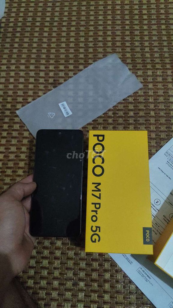 POCO M7 Pro 5G 256GB Đen. Mua bán Điện thoại tại Huyện Mê Linh Hà Nội được đăng bởi Đặng Kiên hình 1