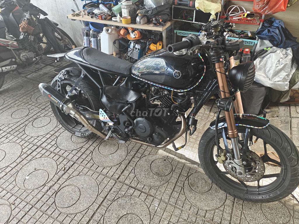 Yamaha FZ-S 2013 Cafe Racer Đen. Mua bán Xe máy tại Quận Gò Vấp Tp Hồ Chí Minh được đăng bởi Tấn Phong hình 2