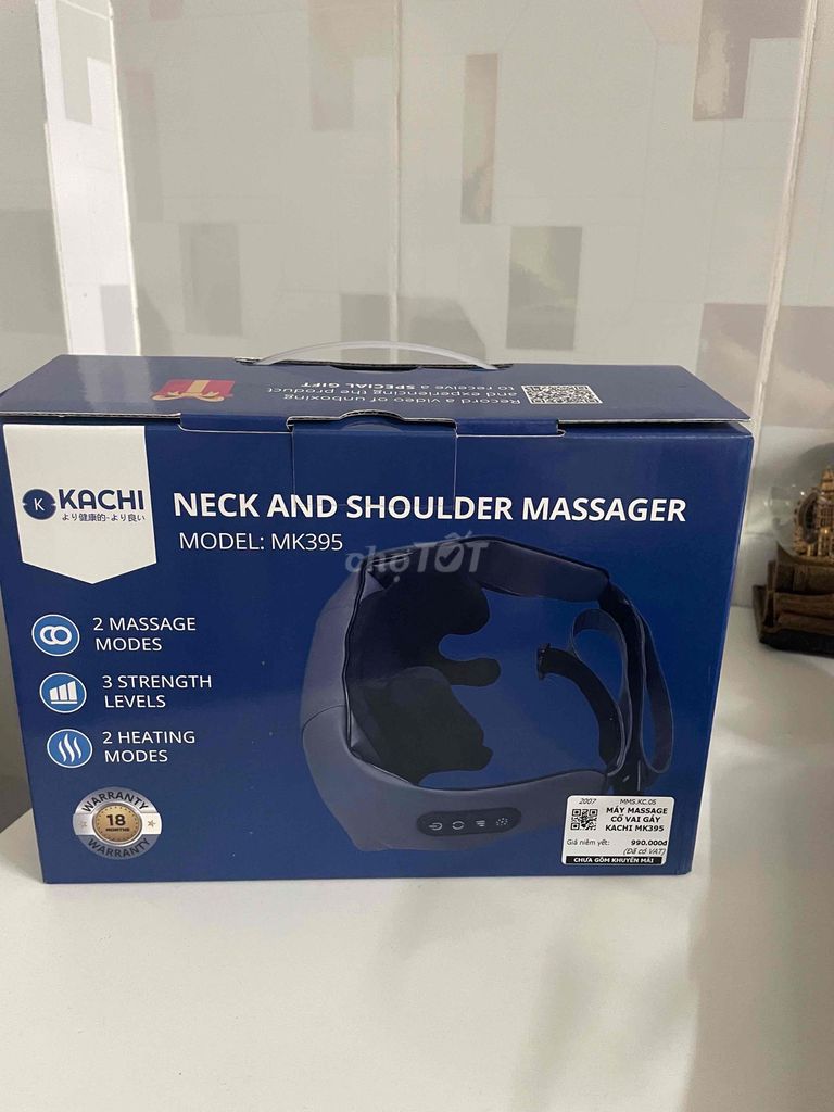Máy massage cổ vai gáy Kachi MK395. Mua bán Nội thất, đồ gia dụng khác tại Quận Tân Bình Tp Hồ Chí Minh được đăng bởi Tiên Nguyễn Thuỳ Thuỷ hình 1