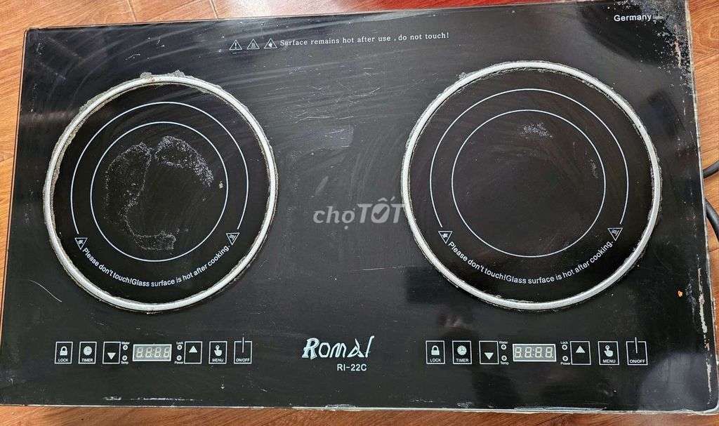 Bếp từ đôi Romal RI-22C Đen. Mua bán Bếp, lò, đồ điện nhà bếp tại Quận Bắc Từ Liêm Hà Nội được đăng bởi Nguyên Thanh Bình hình 1