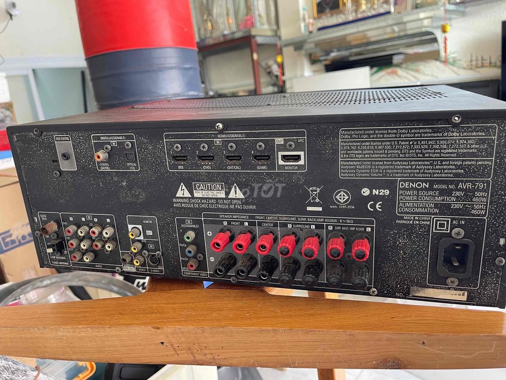 Amply Denon AVR-791, lên nguồn KHÔNG HÁT bán xác. Mua bán Tivi, Âm thanh tại Quận Gò Vấp Tp Hồ Chí Minh được đăng bởi VŨ THẾ QUYỀN hình 1