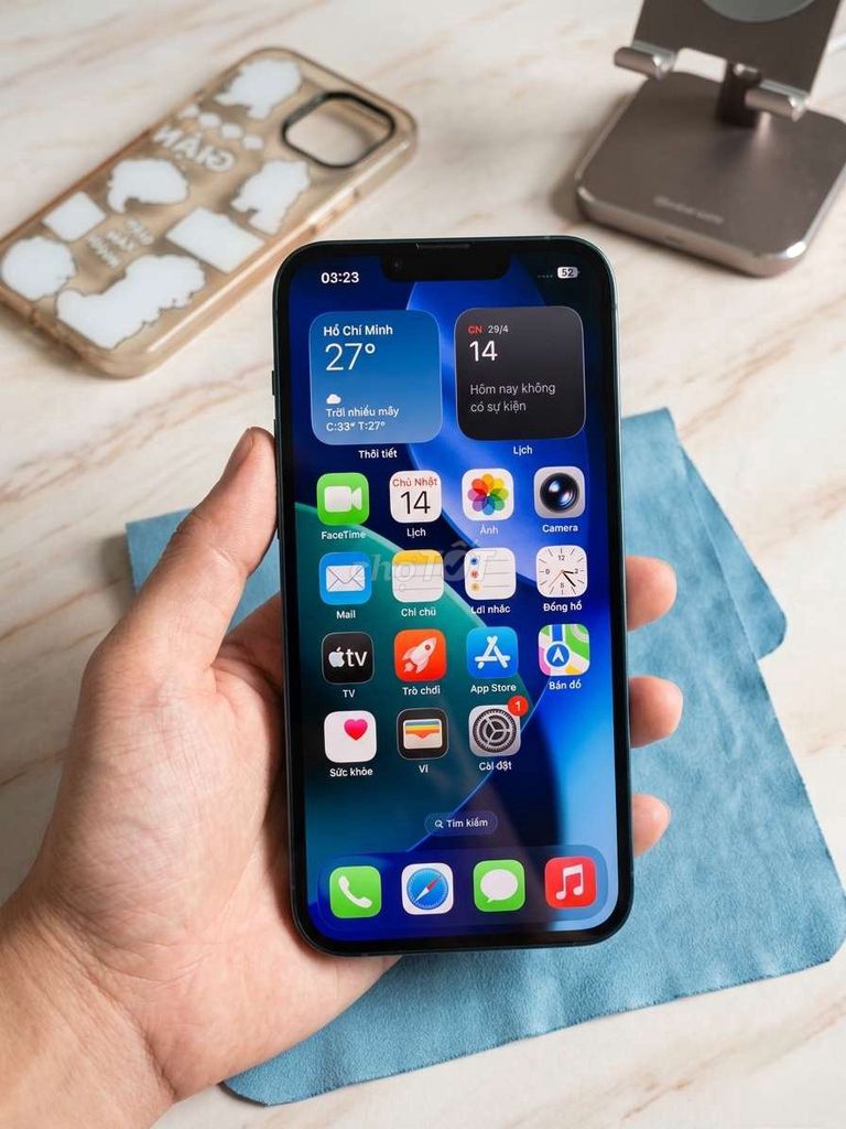 Apple iPhone 14 128GB Xanh 99.9% hàng cellphone. Mua bán Điện thoại tại Quận Hoàng Mai Hà Nội được đăng bởi Bùi Anh hình 1