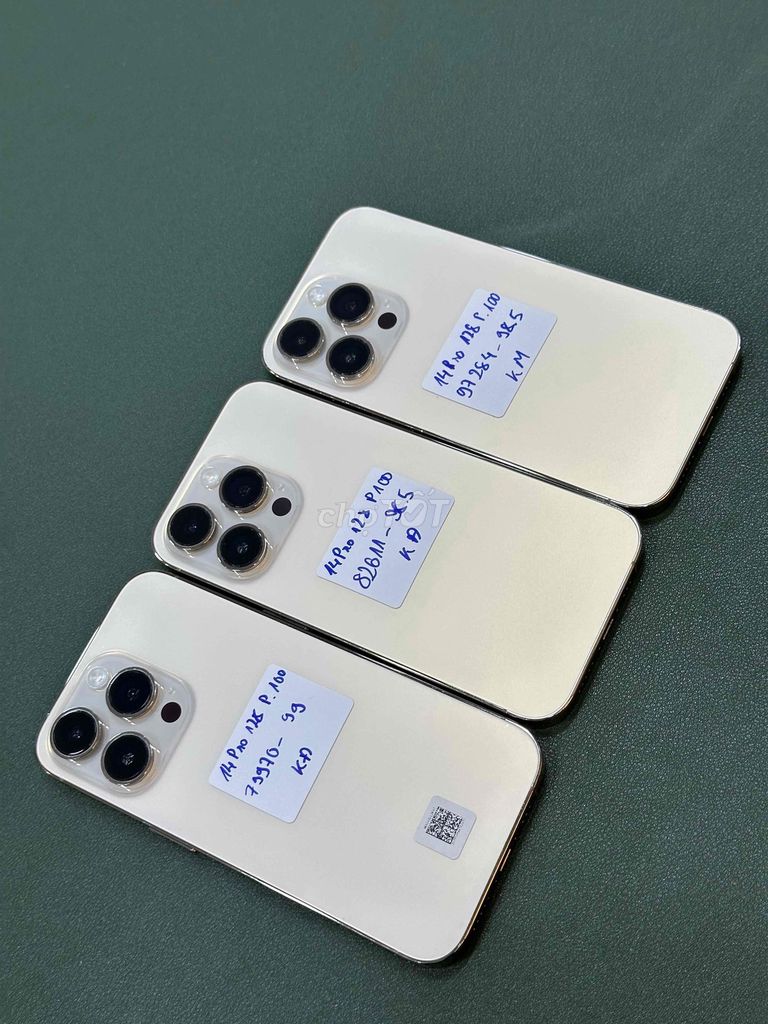  𝟏𝟒𝐏𝐫𝐨 𝟏𝟐𝟖𝐆𝐛 𝐐𝐭𝐞̂́🇺🇸𝐞𝐒𝐈𝐌🔋𝟏𝟎𝟎 𝐃𝐥𝐜𝐚𝐨 𝐍𝐞𝐰. Mua bán Điện thoại tại Quận Bình Tân Tp Hồ Chí Minh được đăng bởi Ken Apple hình 1