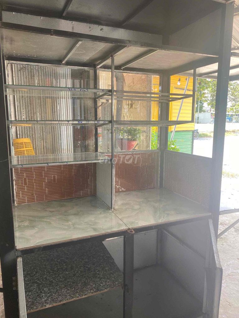 Tủ bán hàng Sắt Kính 1m2x60x2m. Mua bán Đồ chuyên dụng, Giống nuôi trồng tại Huyện Tam Bình Vĩnh Long được đăng bởi Heo Hí hình 1
