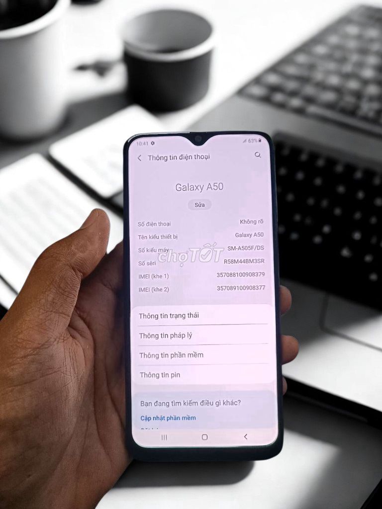 Samsung A50 4GB/64GB. Mua bán Điện thoại tại Quận Gò Vấp Tp Hồ Chí Minh được đăng bởi AN MOBILE hình 1