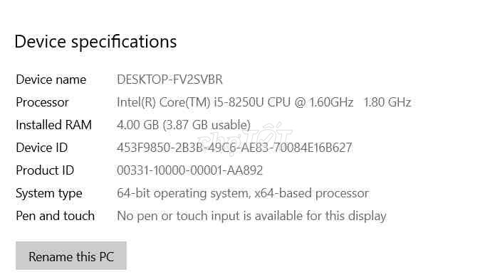 Dell Vostro 15 3578 i5-8250U 4GB Xước nhẹ. Mua bán Laptop tại Quận Cầu Giấy Hà Nội được đăng bởi Loan lê hình 1