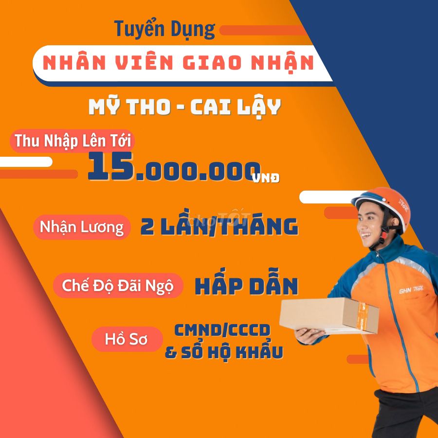 {GHN} Tuyển Shipper thu nhập ổn định