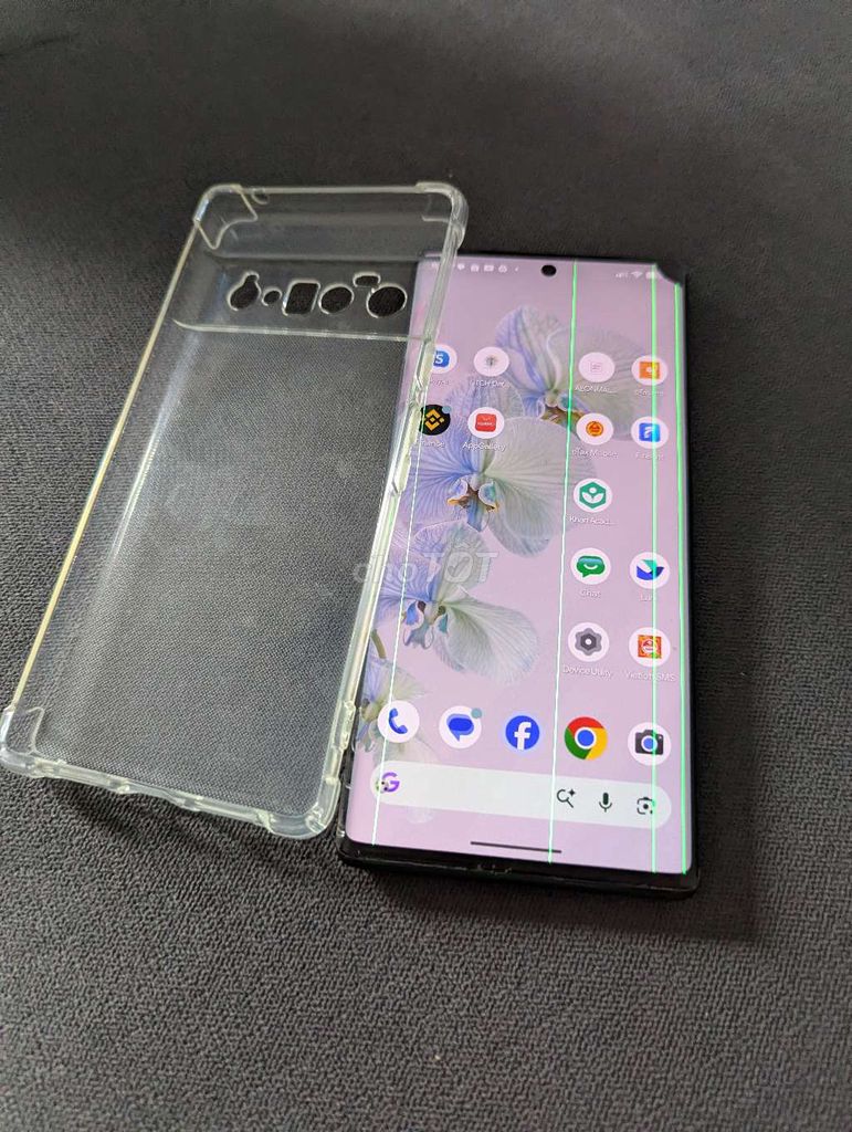 Google Pixel 6 Pro 128GB Đen Quốc tế Đốm sọc. Mua bán Điện thoại tại Quận 12 Tp Hồ Chí Minh được đăng bởi nhượng hình 1