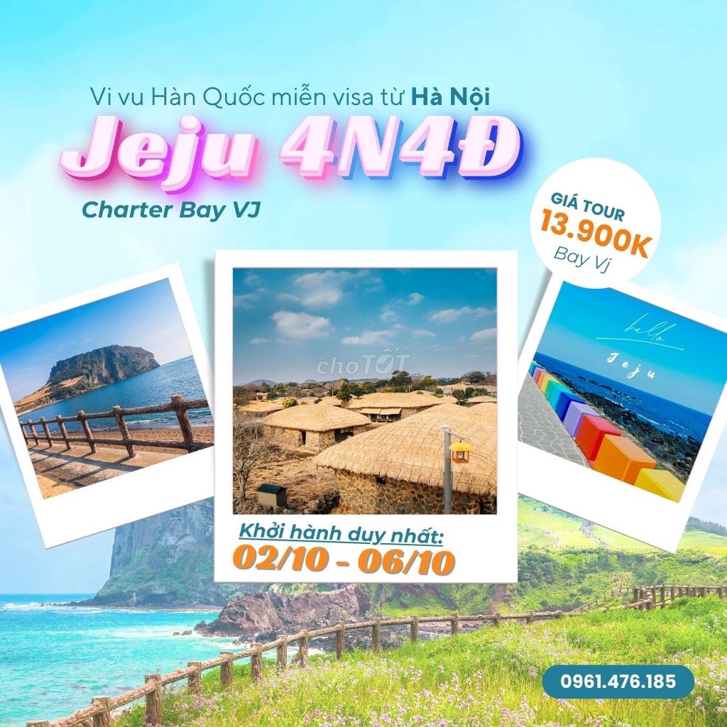 Tour Hà Nội - Jeju Hàn Quốc 4N4Đ (miễn visa)