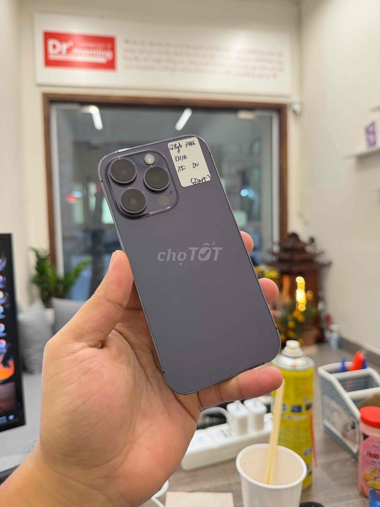 iPhone 14 Pro 128GB Tím Quốc tế giá 9.500k. Mua bán Điện thoại tại Quận Thanh Xuân Hà Nội được đăng bởi Bùi Hiếu  H iStore hình 1