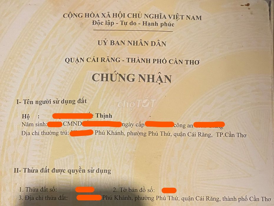 Bán nhà phường Hưng Phú, hẻm xe hơi (lộ 5m), phù hợp để ở hoặc đầu tư
