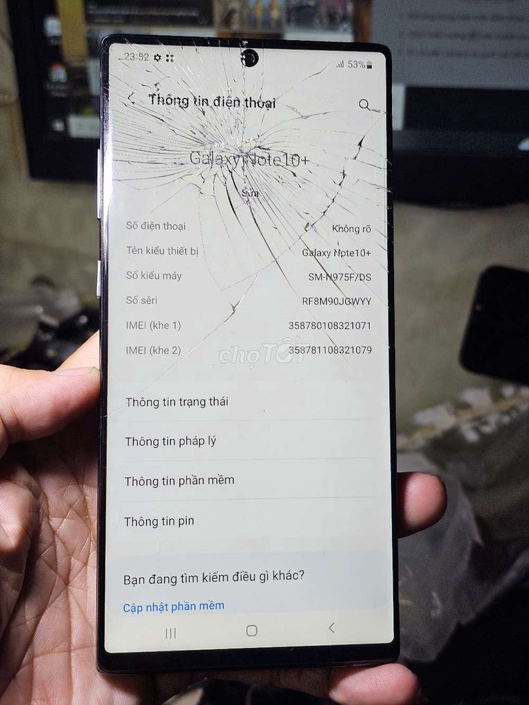 Galaxy Note 10+ 256GB VN giá rẻ bèo nhèo . Mua bán Điện thoại tại Quận 8 Tp Hồ Chí Minh được đăng bởi Thiên Hòa mobile  hình 1