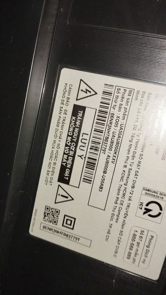 Tivi Samsung UA50AU8000KXXV Hỏng màn hình. Mua bán Tivi, Âm thanh tại Quận Liên Chiểu Đà Nẵng được đăng bởi Nam hình 1