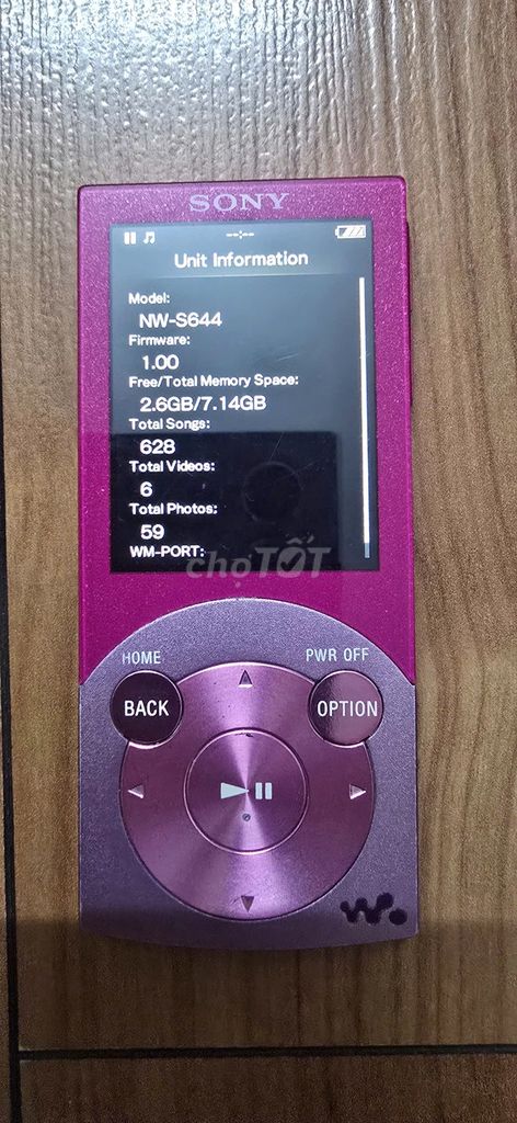 Máy nghe nhạc Sony Walkman NW-S644 . Mua bán Tivi, Âm thanh tại Quận Hoàng Mai Hà Nội được đăng bởi Tít mít hình 1