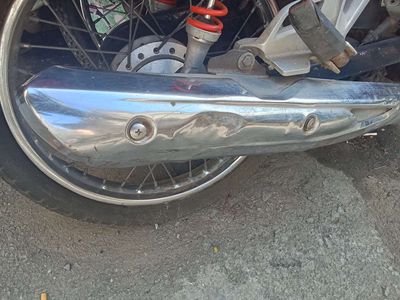 Pô Honda Way Black zin nhật