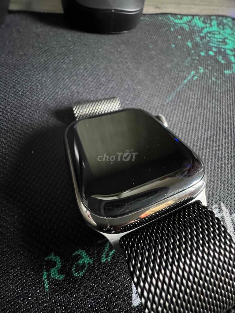 Apple Watch Series 7 Thép Đen 41mm. Mua bán Thiết bị đeo thông minh tại Quận 4 Tp Hồ Chí Minh được đăng bởi gà lôi hình 1