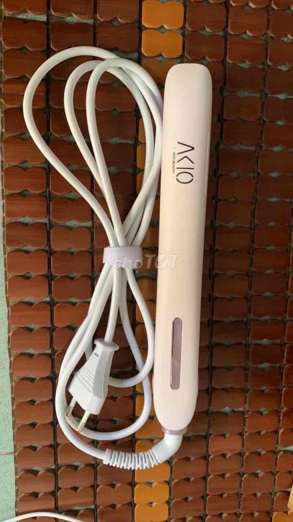 Máy duỗi/uốn tóc Akio Hồng nhạt. Mua bán Nội thất, đồ gia dụng khác tại Quận Phú Nhuận Tp Hồ Chí Minh được đăng bởi 36_ Nguyễn Thị Hồng Lai hình 1