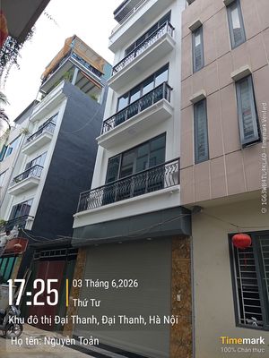 Cần bán gấp KĐT Đại Thanh, Quy hoạch ổn định. 50m2,5 tầng.thang m,11ty