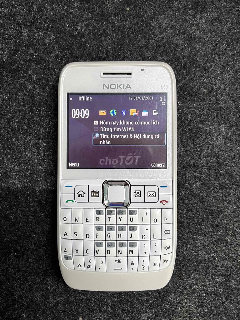 Nokia E63 Trắng Đã thay vỏ mới. Mua bán Điện thoại tại Thành phố Buôn Ma Thuột Đắk Lắk được đăng bởi Trọng Trần hình 1