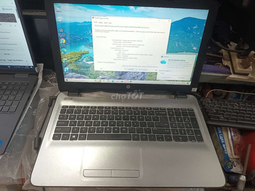 HP Notebook i3-6100U 15.6 inch 8GB/120GB Bạc. Mua bán Laptop tại Quận Hải Châu Đà Nẵng được đăng bởi Anh Lý hình 1