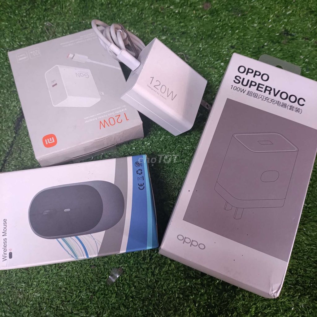 3 món Sạc Xiaomi 120W, Oppo 100w, chuột Bluetooth. Mua bán Phụ kiện (Màn hình, Chuột...) tại Thành phố Thủ Đức Tp Hồ Chí Minh được đăng bởi Cũ Giá Rẻ hình 1