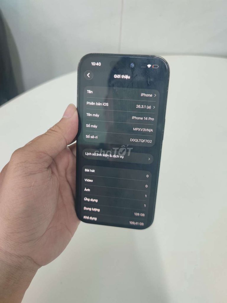 iphone 14pro 128gb bán hay giao lưu. Mua bán Điện thoại tại Thành phố Bà Rịa Bà Rịa - Vũng Tàu được đăng bởi tùng hình 1