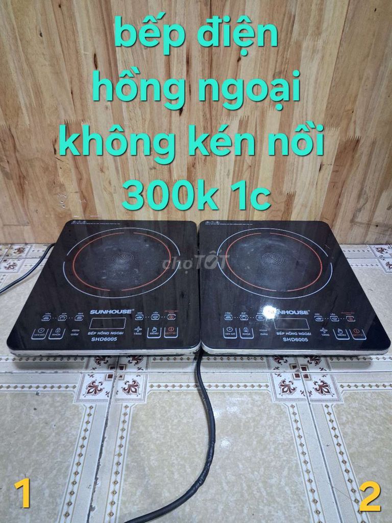 Bếp hồng ngoại Sunhouse SHD6005 Đen. Mua bán Bếp, lò, đồ điện nhà bếp tại Quận Bình Tân Tp Hồ Chí Minh được đăng bởi tân long  hình 1