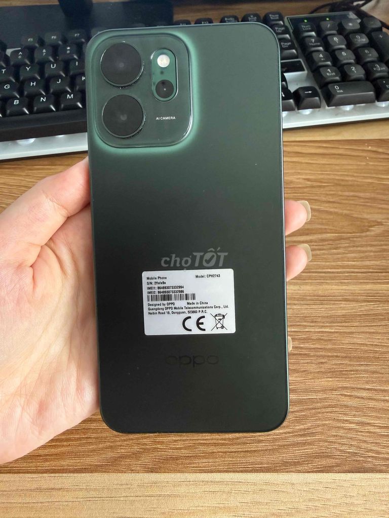 Oppo Reno14 F 5G 12GB/512GB Xanh. Mua bán Điện thoại tại Thị xã Bến Cát Bình Dương được đăng bởi Trang Naby hình 1