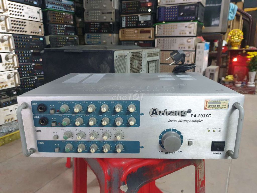 Ampli karaoke Arirang Pa 203 XG (xanh/bạc/8c