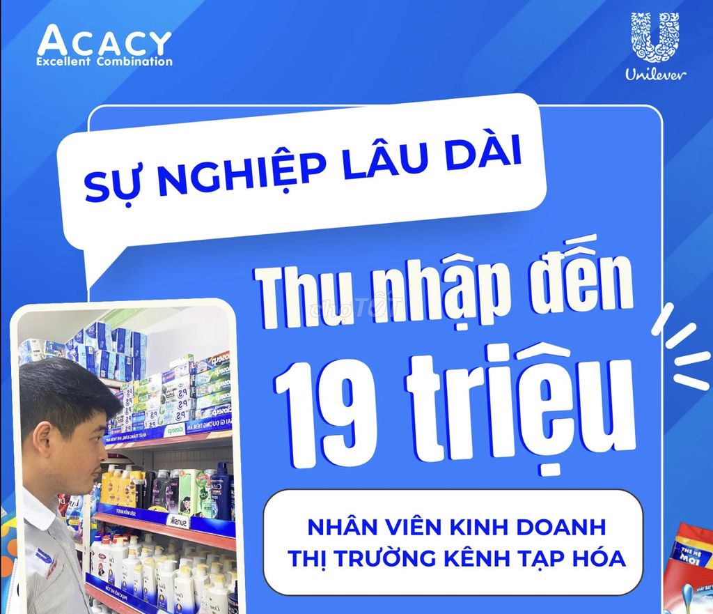 NHÂN VIÊN SALE THỊ TRƯỜNG UNILEVER